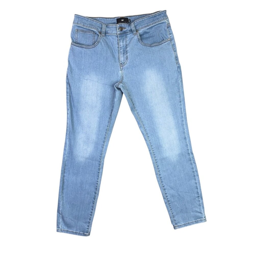 Under 510 U-510 Jeans Mens 32x28 Core Extra Stretch Slim Fit Light Blue Wash